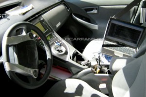 Foto espía del interior del nuevo Toyota Prius