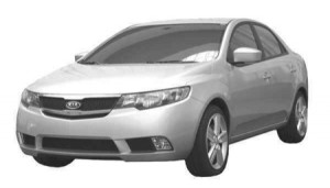 Kia Forte, desde la oficina de patentes europea