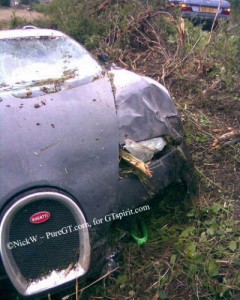 ¿Segundo? accidente de Bugatti Veyron