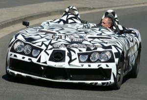 Nuevas fotos espía del Mercedes SLR Speedster