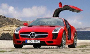 Nueva recreación del Mercedes SLG Gullwing
