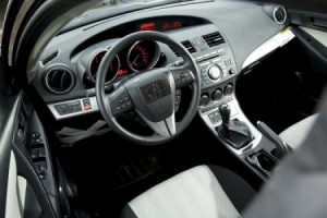 Foto espía del interior del nuevo Mazda3