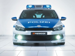Volkswagen Scirocco de policía