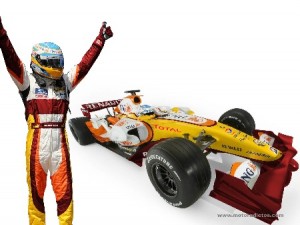 Fernando Alonso cambiará el azul por el rojo el año que viene