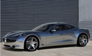 Así es el frontal del Fisker Karma de producción