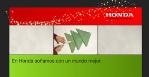 Honda te felicita las navidades