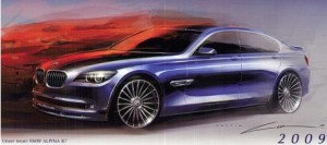 BMW Alpina B7, primer boceto oficial