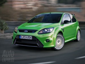 Ford Focus RS, información sobre prestaciones y consumos