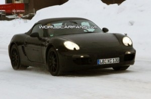 Nueva generación del Porsche Boxster,  cazada