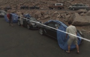 Google Street View caza a Porsche de pruebas