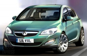 Nuevo Opel Astra 5 puertas, recreación