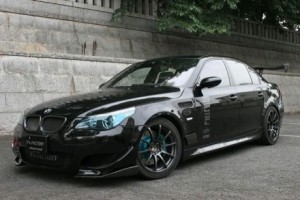 BMW M5 F10M sobre hielo
