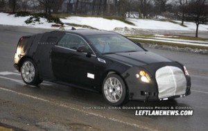 Fotos espía del Cadillac CTS-V Coupé en fase final