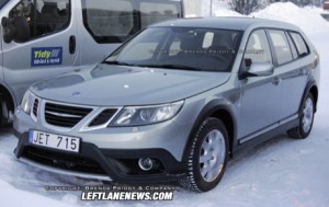Saab 9-3X, prácticamente sin camuflaje