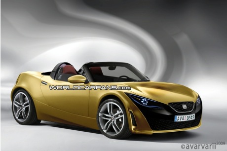 Nueva recreación del posible Seat Roadster