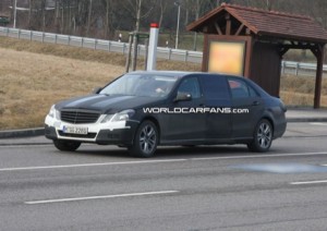 Mercedes Clase E Pullman, fotos espía