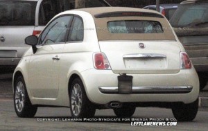 Fiat 500 Convertible, al descubierto