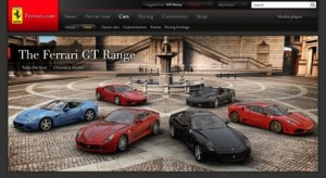 Ferrari lanzará mañana su nueva web