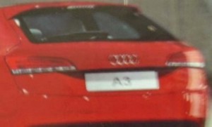 Así es la trasera del nuevo Audi A3