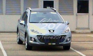 Peugeot 207 SW Outdoor, imágenes espía del restyling