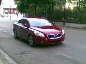 Volvo C70 restyling, fotos espía en Barcelona