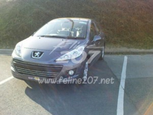 Peugeot 207 restyling, cazado
