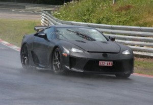 Lexus LF-A de producción, cazado