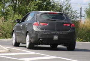 Las ópticas traseras del Alfa Milano, al descubierto
