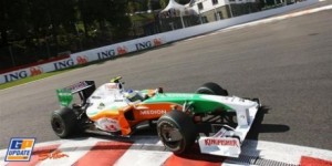 Force India y Giancarlo Fisichella consiguen una mágica Pole en Spa