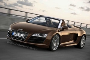 Audi R8 Spider, filtrado