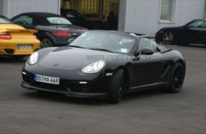 Porsche Boxster Speedster, primeras fotos espía