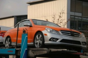 Y una vez más: Mercedes Clase E Cabrio, cazado