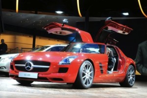 El Mercedes SLS AMG Gullwing estará en Los Ángeles
