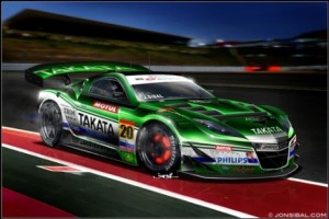 Recreación del nuevo Honda NSX