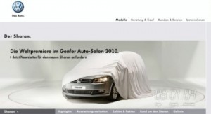 Primer teaser oficial del nuevo Volkswagen Sharan