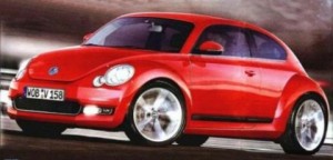 Recreación del futuro Volkswagen Beetle