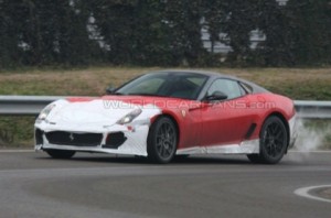 Ferrari 599 GTO: nuevas fotos espía