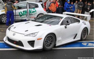 Lexus LF-A de las 24 horas de Nürburgring, cazado