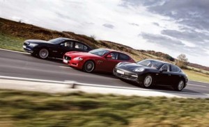 Porsche Panamera, BMW Serie 7 y Maserati Quattroporte: a prueba