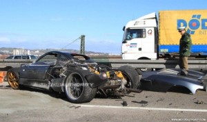 Pagani C9 accidentado
