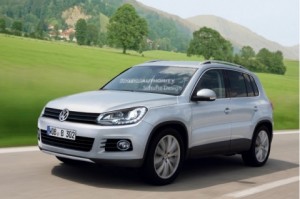 Renovado Volkswagen Tiguan: ilustración