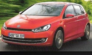 Volkswagen Golf VII: nueva recreación