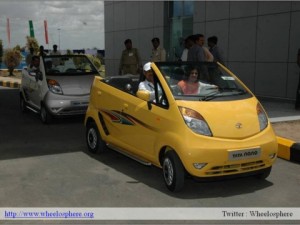 Tata Motors construye el Tata Nano descapotable