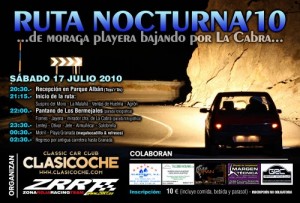 I Ruta Nocturna de coches clásicos en Granada