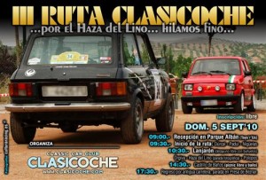 III Ruta Clasicoche, ve preparándote