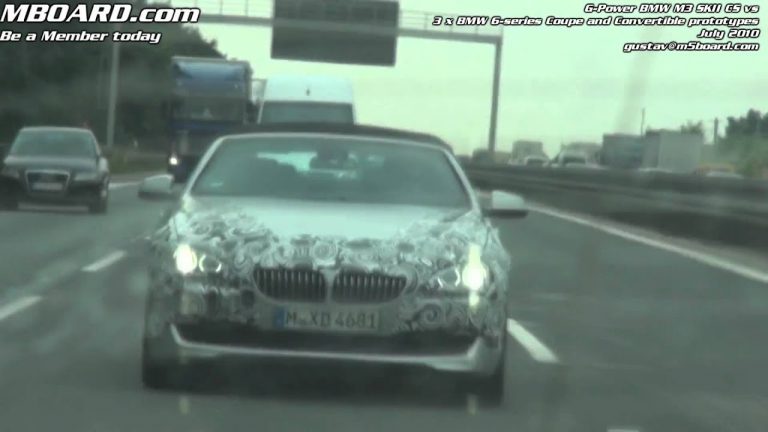 Cazados en la Autobahn: diferentes prototipos del próximo BMW Serie 6