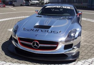 Mercedes SLS AMG GT3… cromado