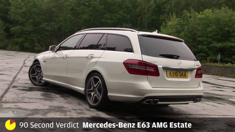 Mercedes E63 AMG Estate: resumen en 90 segundos