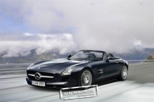 Mercedes SLS AMG Roadster, recreación