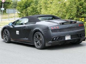 Lamborghini Gallardo Superleggera Spyder, fotos espía